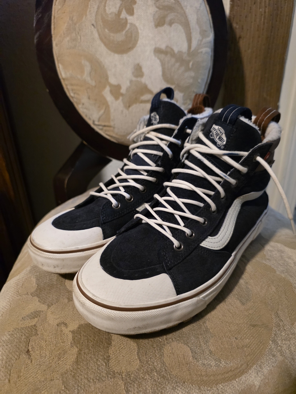 Vans Sk8-Hi MTE Black & White Men's High-Top Sneakers
